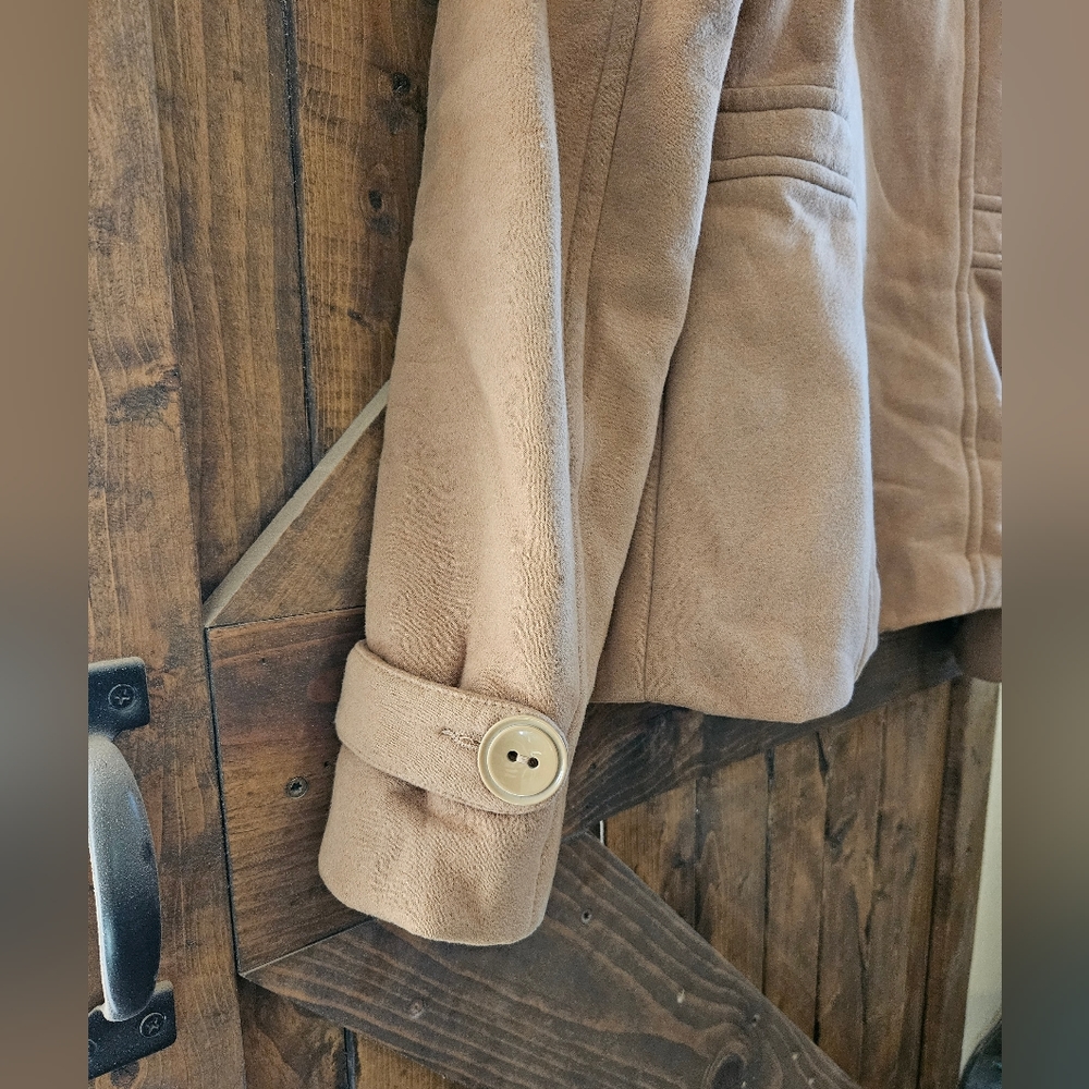 Iris Basic Camel Double Button Jacket - image 5